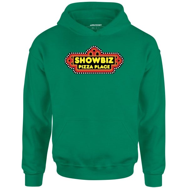 Showbiz Pizza Place - Vintage Restaurant - Unisex Hoodie For Sale - Image 3