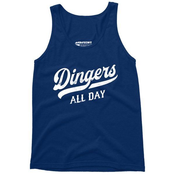 Dingers All Day - Unisex Tank Top Cheap - Image 3