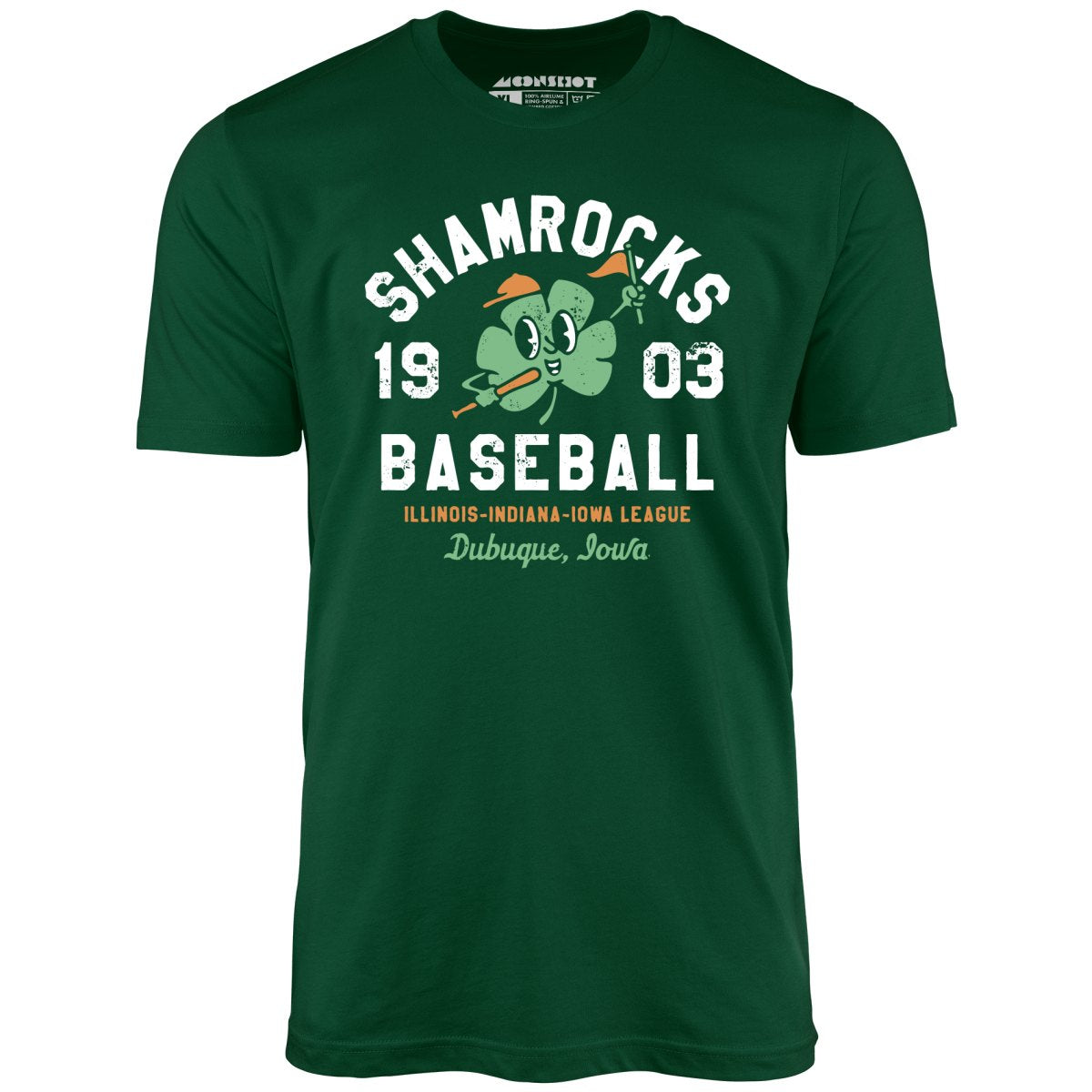 Dubuque Shamrocks – Iowa – Vintage Defunct Baseball Teams – Unisex T-Shirt Sale