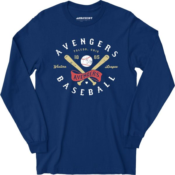 Toledo Avengers - Ohio - Vintage Defunct Baseball Teams - Long Sleeve T-Shirt on Sale - Image 4