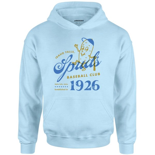 Idaho Falls Spuds - Idaho - Vintage Defunct Baseball Teams - Unisex Hoodie For Discount - Image 2