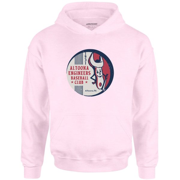 Altoona Engineers - Pennsylvania - Vintage Defunct Baseball Teams - Unisex Hoodie Online - Image 4