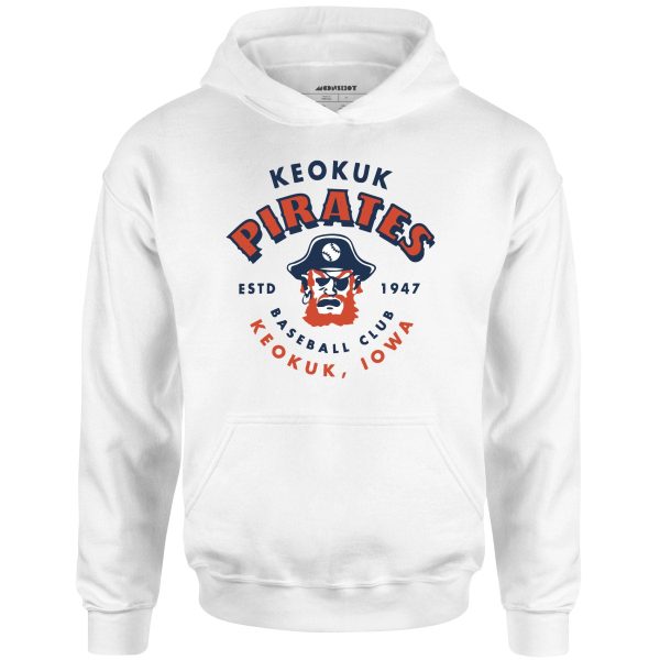 Keokuk Pirates - Iowa - Vintage Defunct Baseball Teams - Unisex Hoodie Supply - Image 3