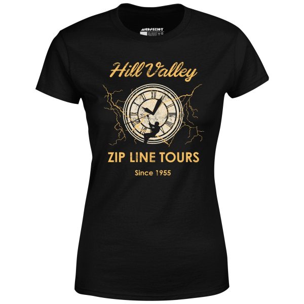 Hill Valley Zip Line Tours - Women s T-Shirt Hot on Sale - Image 2