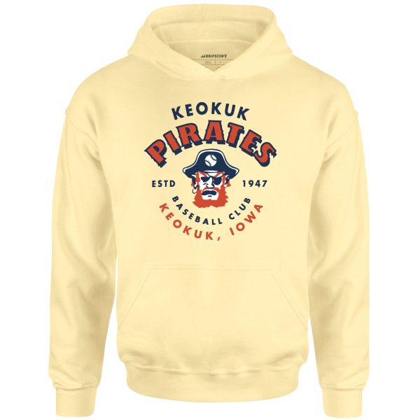 Keokuk Pirates - Iowa - Vintage Defunct Baseball Teams - Unisex Hoodie Supply