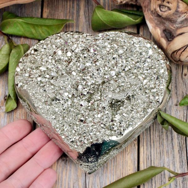 Pyrite Heart -Large Discount - Image 2