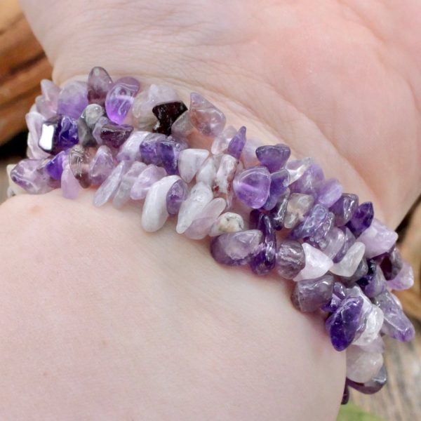 Amethyst Chip Bracelet on Sale - Image 2