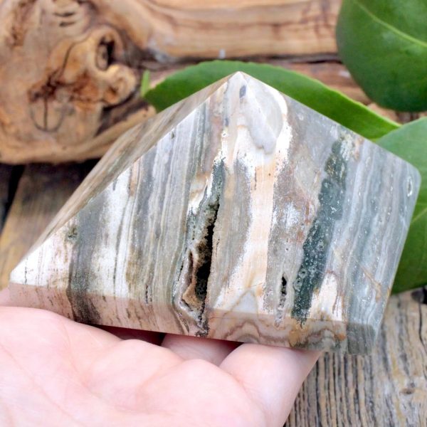 Ocean Jasper Pyramid For Cheap - Image 3
