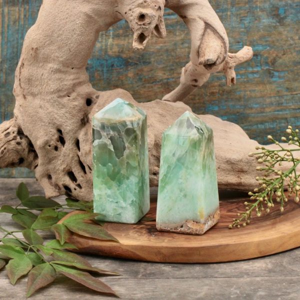 Green Calcite Obelisk  Medium - Small - Mini Supply