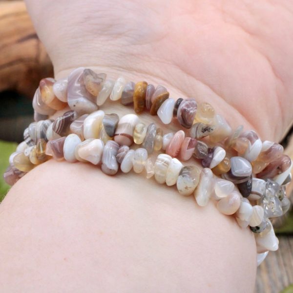 Botswana Agate Chip Bracelet For Cheap - Image 2