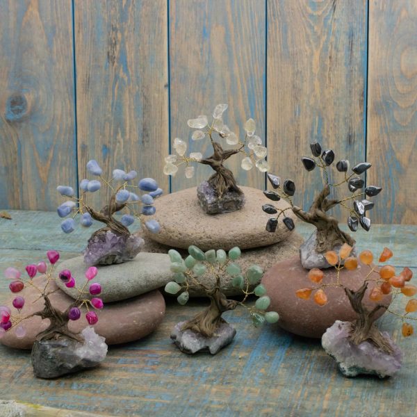 Crystal Tree with Amethyst Base - Small For Sale